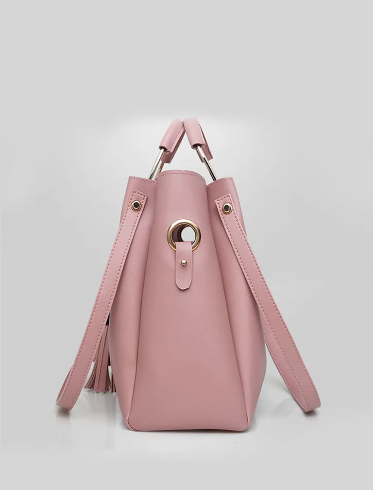 Tassel Metal Handle Bag & Purse
